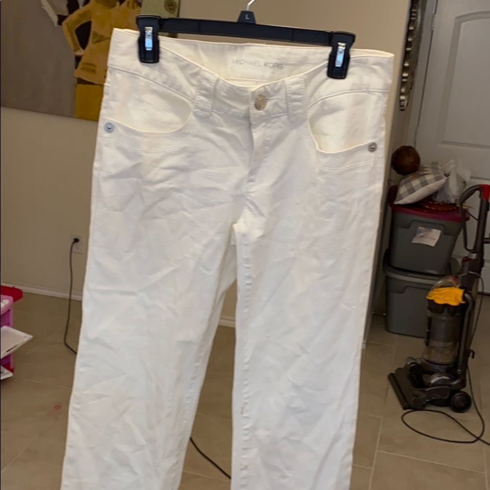 Michael Kors white jeans
